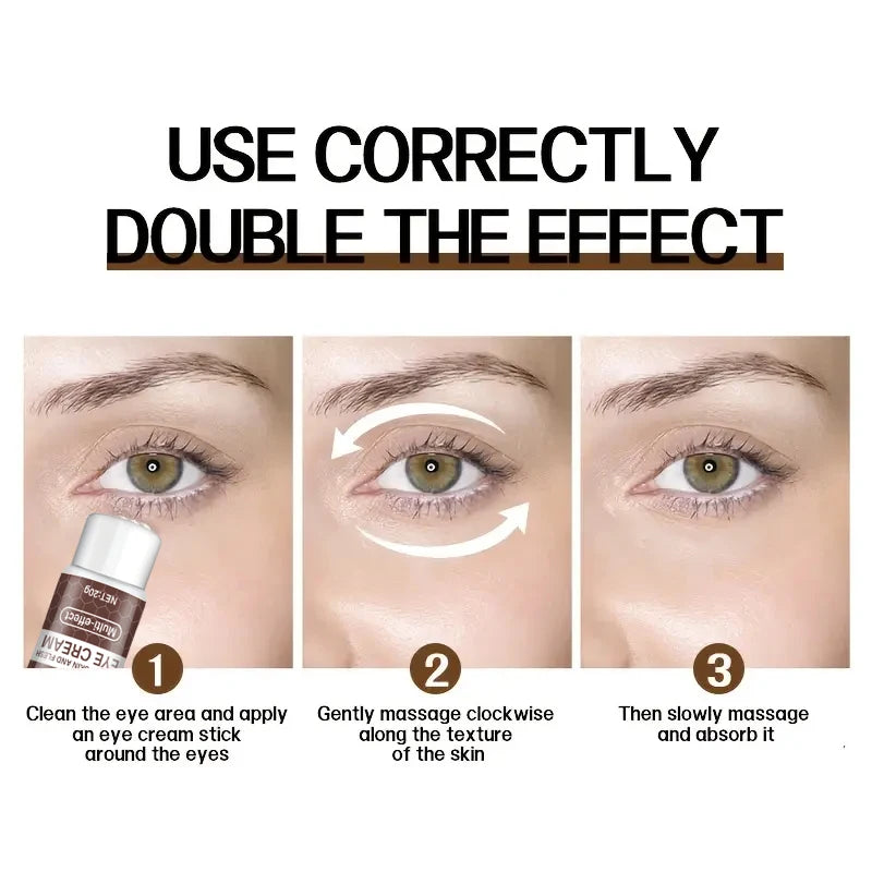Natural Caffeine Intensive Moisturizing and Firming Eye Cream 20g, for Puffiness and Dark Circles Use It to Lift the Eye Area, Reduce Wrinkles and Signs of Aging, and Achieve a Light Beige, Relaxed Look. Oasis Select