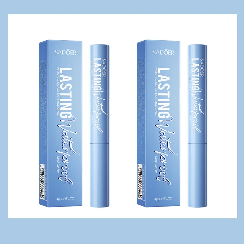 5D Waterproof Mascara Lengthening Eyelashes Women's Make-up Waterproof Mascara Black Silk Fibre Mascara Korean Cosmetics New Oasis Select 2pc
