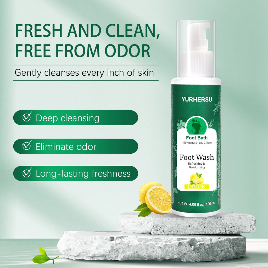 YURHERSU Foot Care Shower Gel – Moisturizing & Smoothing Foot Care Gel Oasis Select