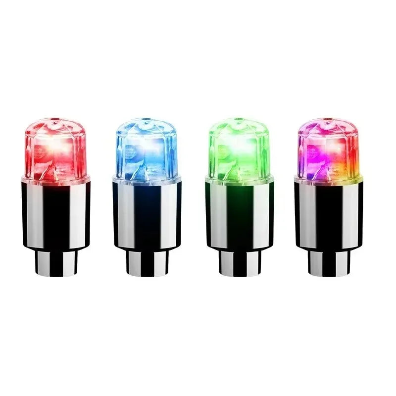 Tire Valve Cap Lights Tire Light for Car Air Valve Caps with Lights for Motorcycles Bicycles Electric Vehicles Lamps Oasis Select
