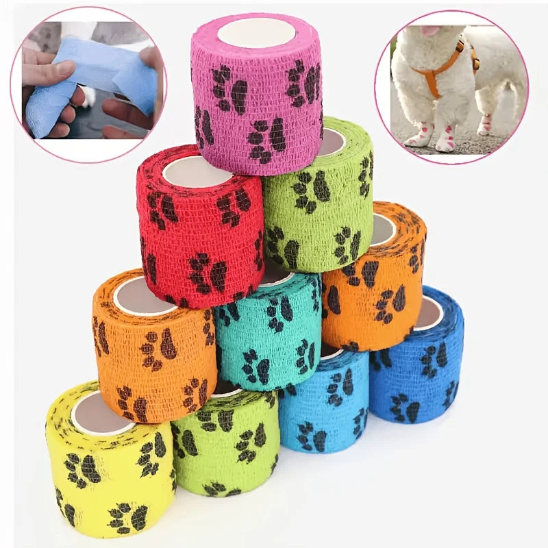 20 pieces of pet elastic bandages, highly suitable for fixing the ankle joints of pets such as cats and dogs. Oasis Select