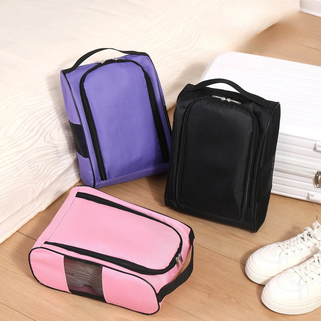 Portable Golf Shoe Bag Oxford Cloth Shoe Carrier Bags Breathable Lightweight Golf Handbag Dustproof Football Tennis Shoe Bag Oasis Select