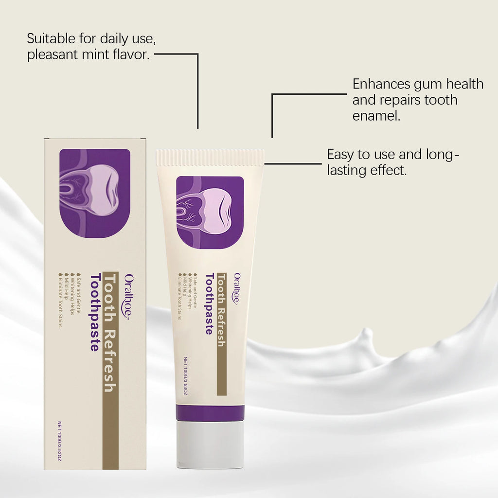 Oralhoe Whitening Toothpaste – Stain Removal & Mint Fresh