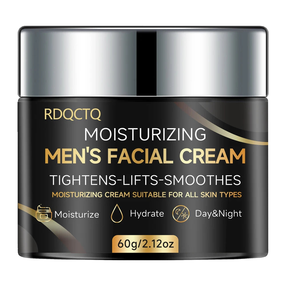 RDQCTQ Men's Retinol Firming Face Cream Skincare Brightening Smooth Wrinkles Facial Moisturizing Collagen Face Men Treatment Oasis Select 60g