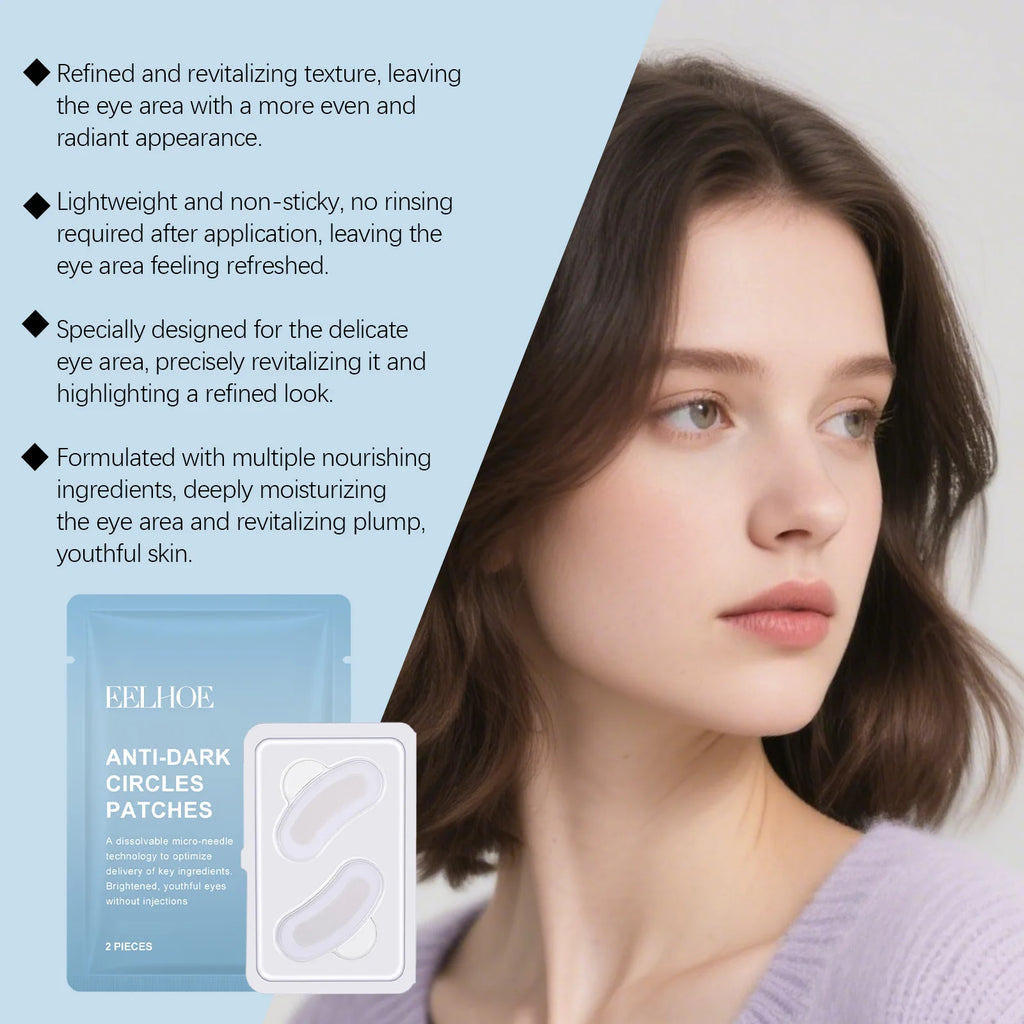 Anti Dark Circles Under Eye Patches Hyaluronic Acid Brightening Eye Mask Puffy Eyes Fine Lines Gentle to Hydrate and Care Oasis Select