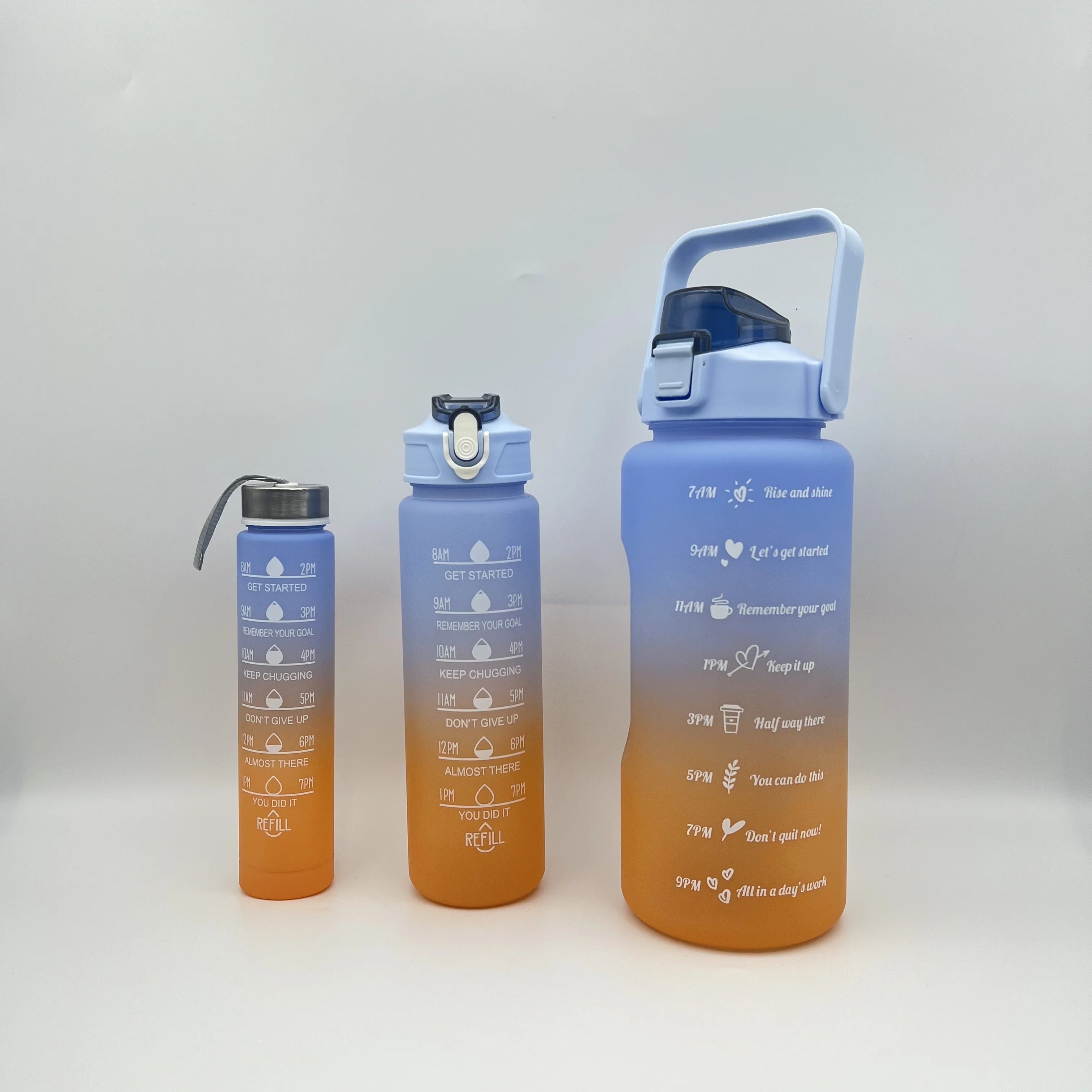 300ml/750ml/2L Water Bottle Motivational Sport Water Bottle Leakproof Bottles Drinking Outdoor Travel Gym Fitness Jugs Oasis Select