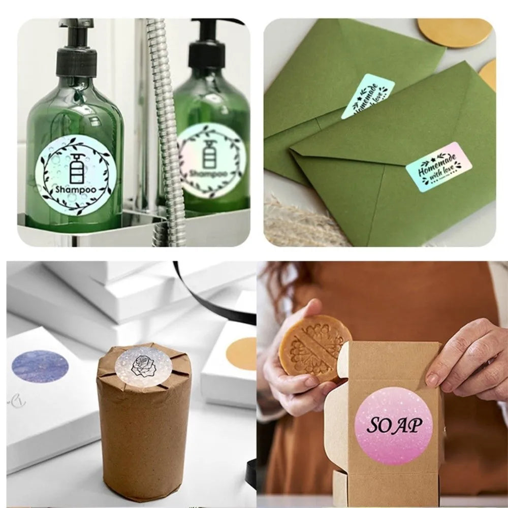 230pcs Thermal Laser Labels 40x30mm | Waterproof Self-Adhesive Roll