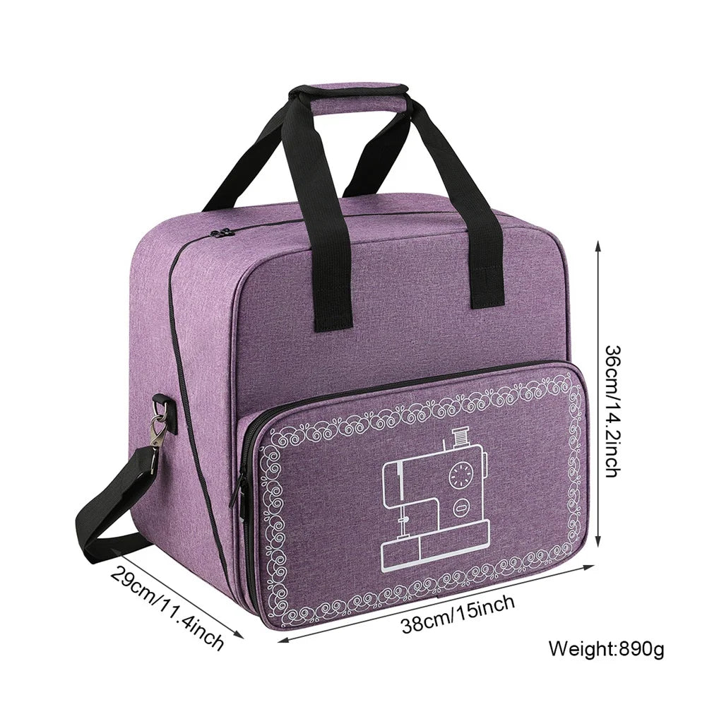 LIKE WISH Large Sewing Machine Bag Storage Bag Tote Multi-Functional Portable Organizer Bag For Sewing Accessories Oasis Select