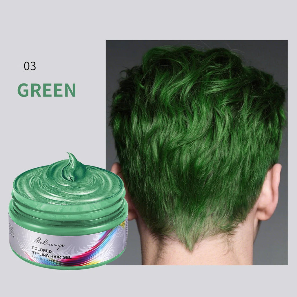 Hair Color Wax – Long-Lasting Styling Dye for Men & Women Hair Color Wax Oasis Select 03 GREEN
