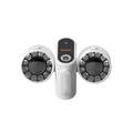 Heavy Duty Turbo Waist Fan High Power High Airflow Dual-Head Fan Industrial Grade Dual Turbo Head Portable Circulator Fan Oasis Select White