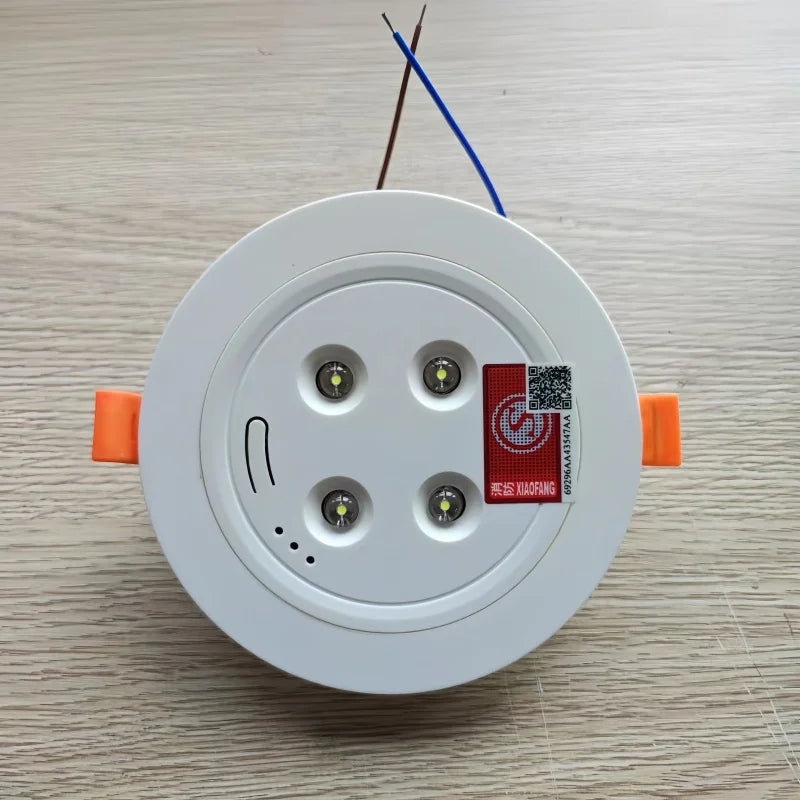 SHINEKNOT 4-LED Recessed Emergency Ceiling Downlight | 90 Min