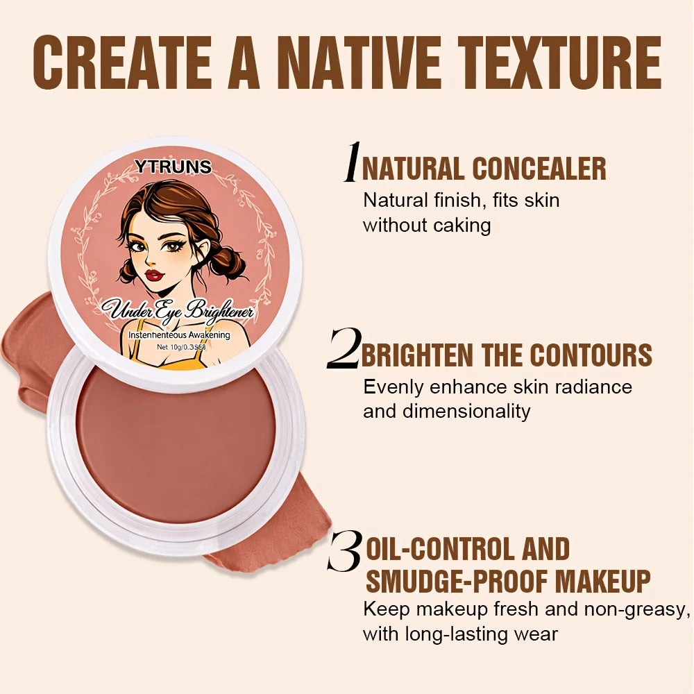 Under Eye Concealer Cream – Lightweight Natural Finish, 3 Shades