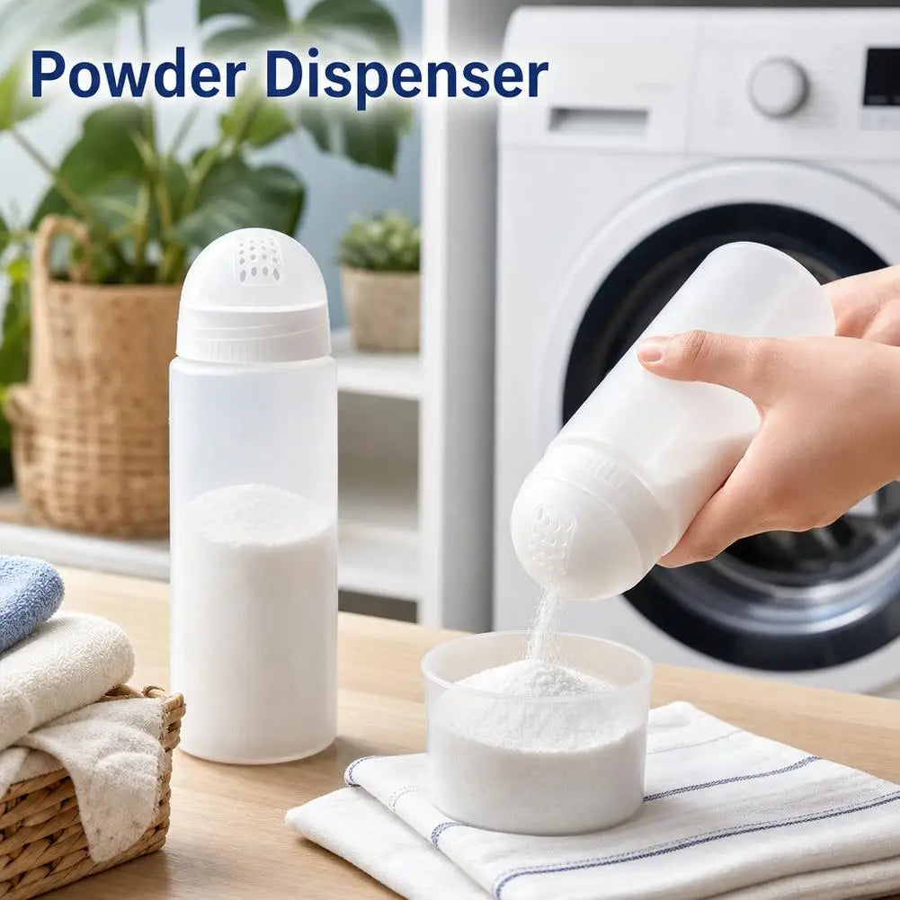 Laundry Powder Shaker Dispenser Uniform Powder Sprinkler Airtight Storage Container for Home Laundry Room Organizer Oasis Select