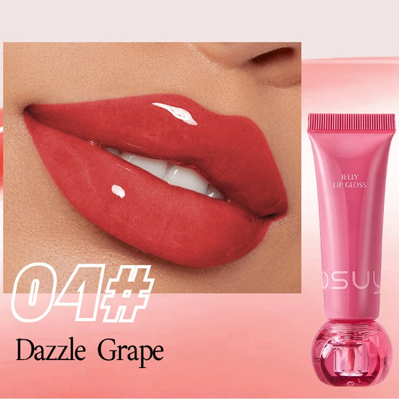 Moisturizing Jelly Lip Gloss – Waterproof & Non-Stick Lip Gloss Oasis Select 04 Dazzle Grape