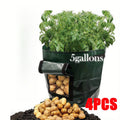 4PCSPotato Planting Bag,Breathable for Horticultural Cultivation of Vegetables and Fruits,Used for Planting Potatoes and Carrots Oasis Select 5gallons 4PCS