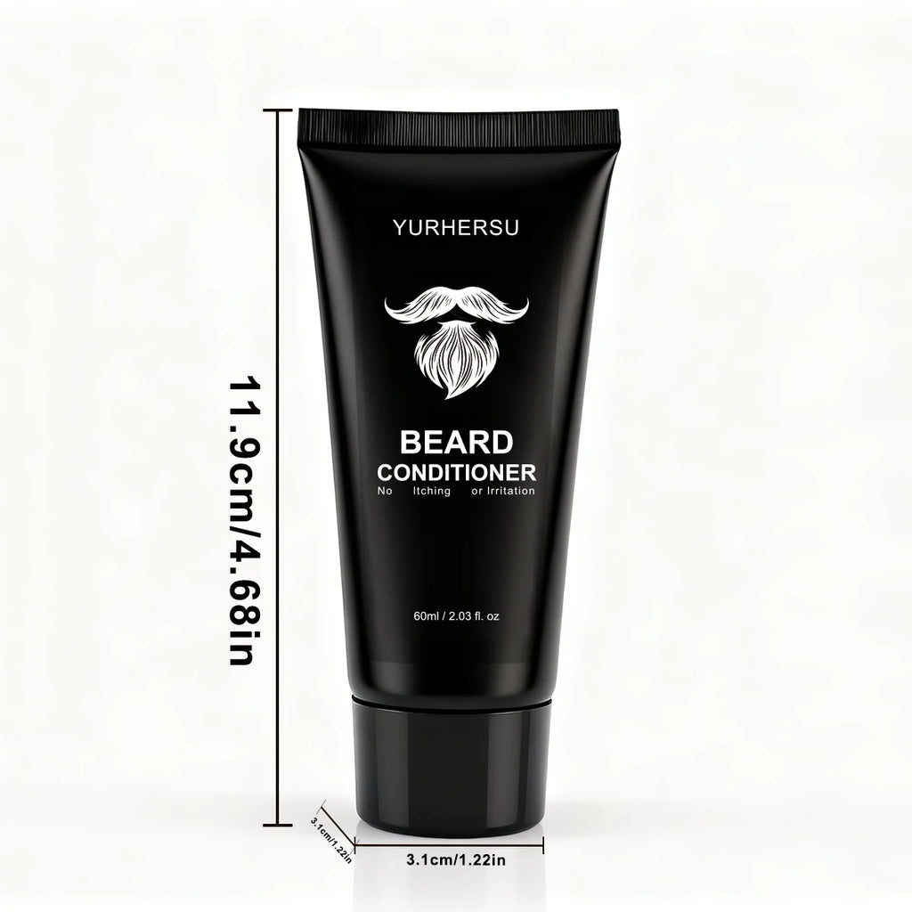 YURHERSU Beard Balm Leave-In Conditioner – Soften & Tame 60g Beard Balm Oasis Select