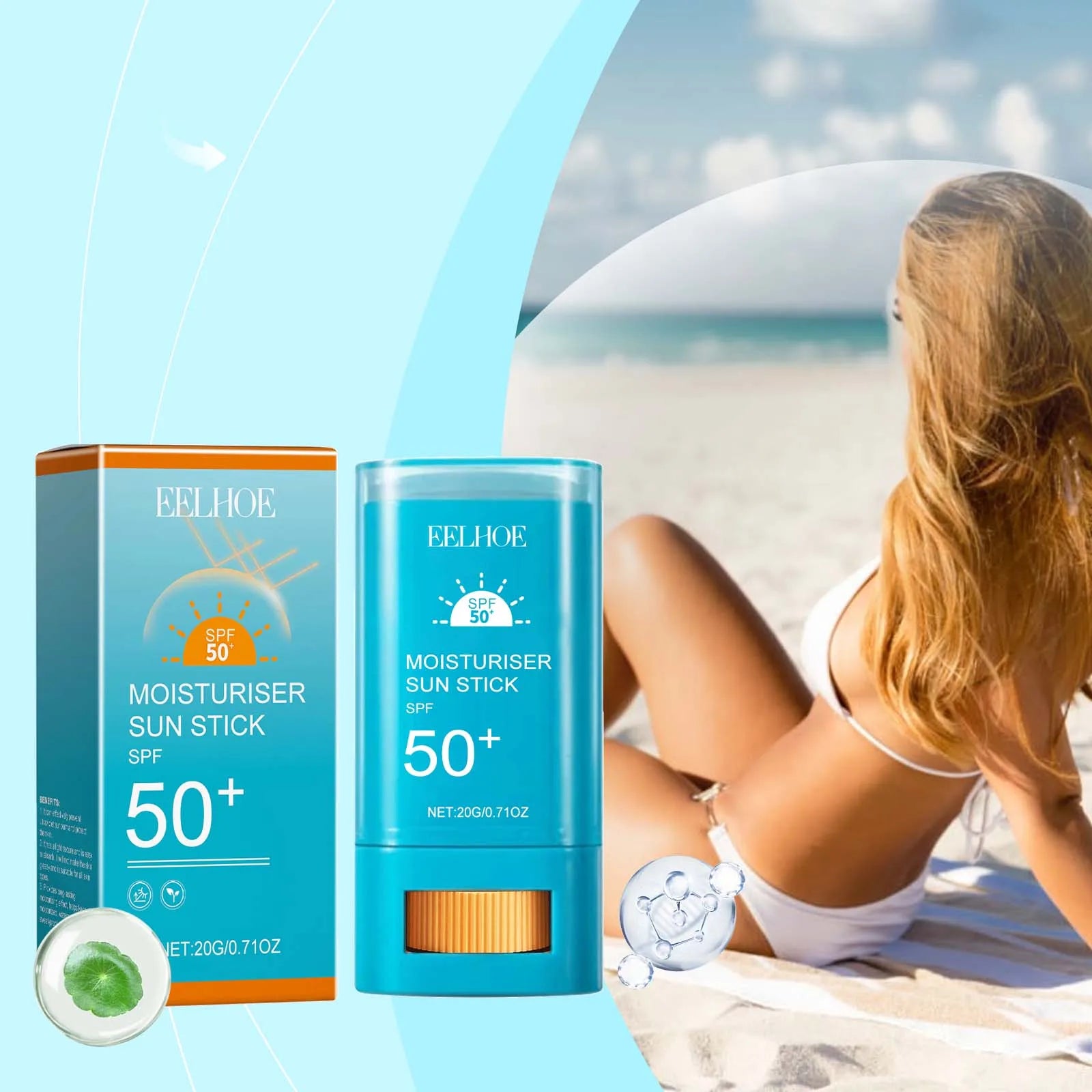 Eelhoe Moisturizing Sunscreen Stick – UV Protection & Hydration