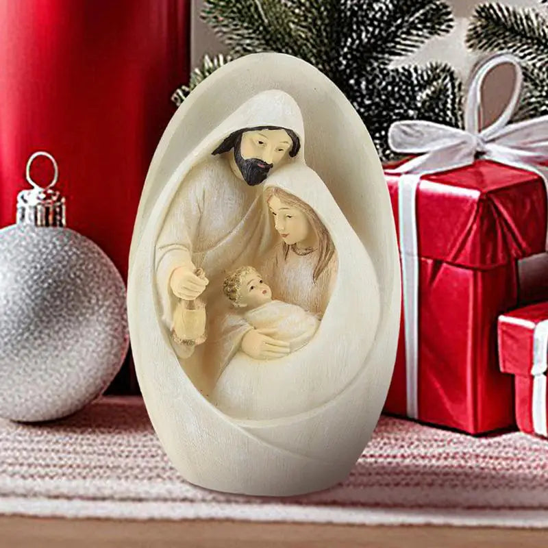 Nativity Scene Figurines Holy Family Nativity Statue Figurines Nativity Scene Resin Figurines Nativity Sets For Christmas Gift Oasis Select