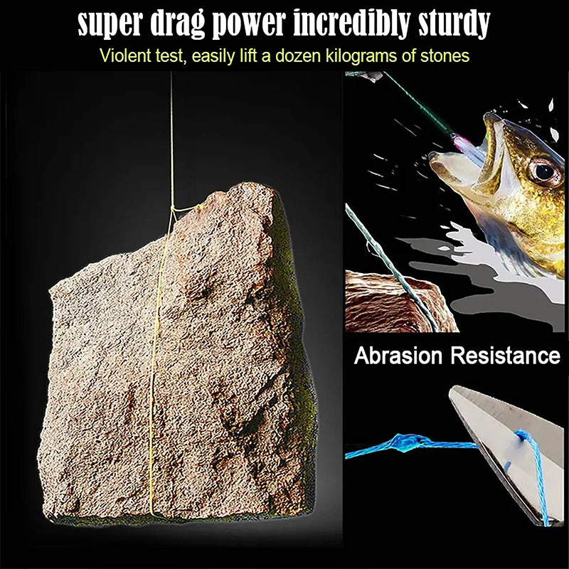 Roll Sea Fishing Line Strong 4 Strand Fishing Line 100M Braided Fishing Line Multifilament Line Carp Fishing Cord Fishing Thread Oasis Select