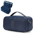 Portable Travel Storage Bag Multi-function Bra Underwear Organizer Bags Toiletry Cosmetic Case for Outdoor Travel Oasis Select Navy blue