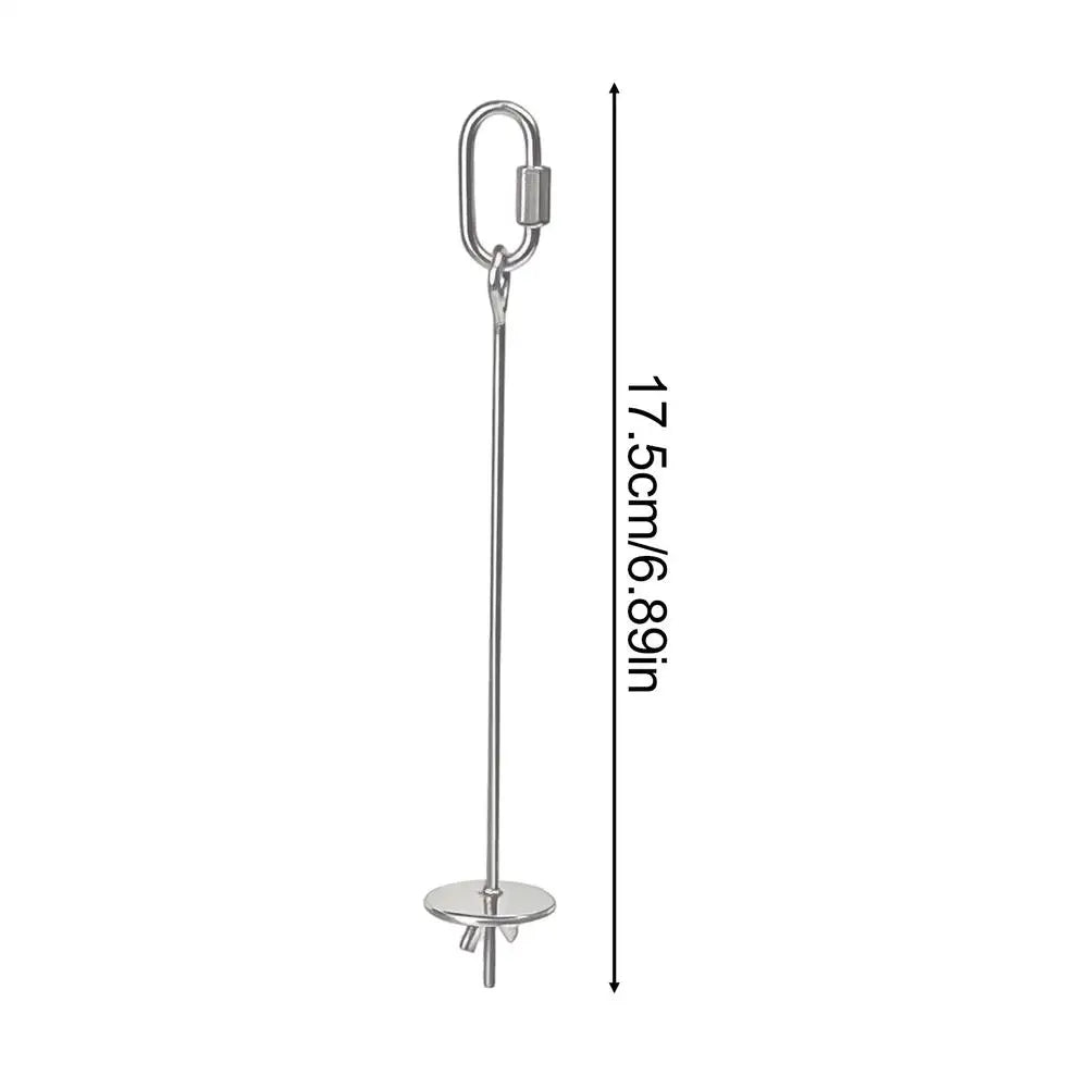 Bird Cage Food Skewer Stainless Fruit Stick Holder Bird Food Holder for Cage Foraging Macaw Parakeet Cockatiel Conure Finch Oasis Select Silver S