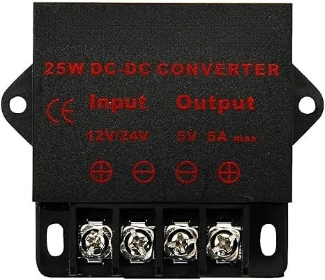 DC To DC 12V 24V To 5V 5A 25W Converter Step Down Regulator Regulated Power Supplies Transformer Converter For Railway Signals Oasis Select 12V 24V to 5V 5A