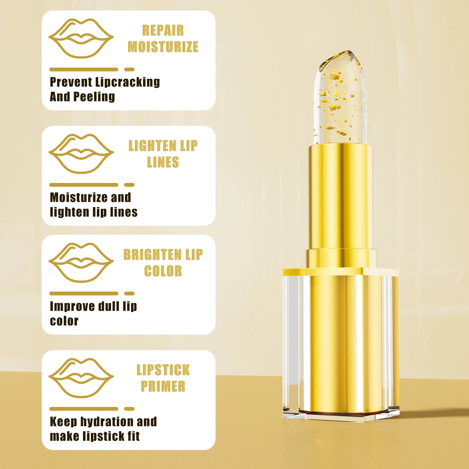 Hello Kiss pH Color Changing Lipstick – 24Hr Moisturizing Gloss