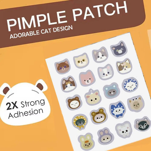 220pcs Cat Cartoon Acne Patches – Invisible Pimple Cover Acne Pimple Patches Oasis Select