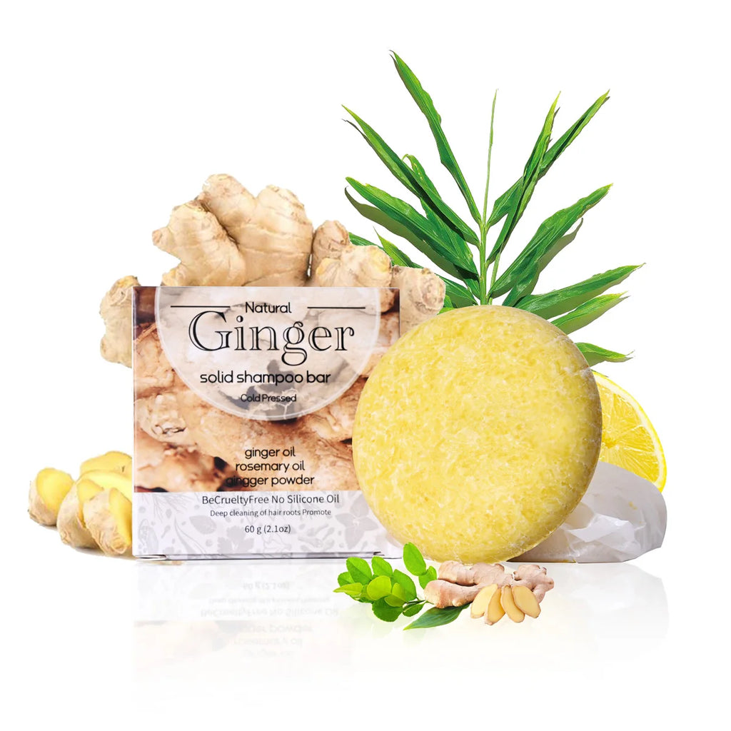 Westtree Ginger Shampoo Bar – Natural Handmade Hair Cleansing Soap