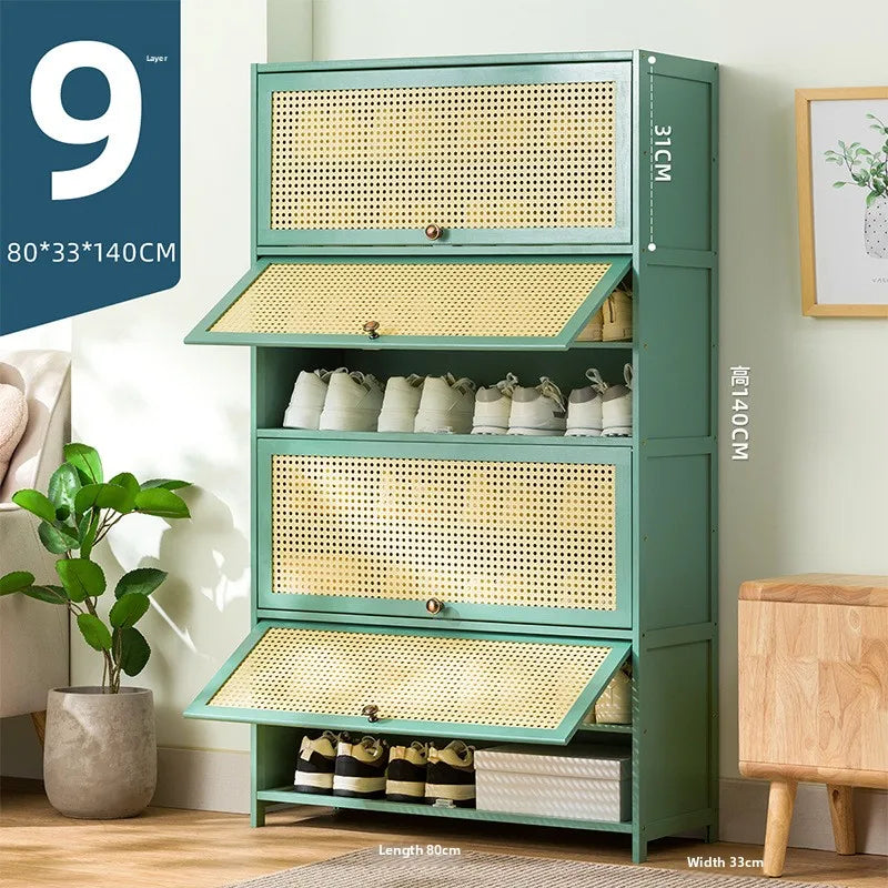 Shoe rack large-capacity economical simple household door shoe cabinet dormitory dormitory good-looking dust-proof Oasis Select ninth floor 80