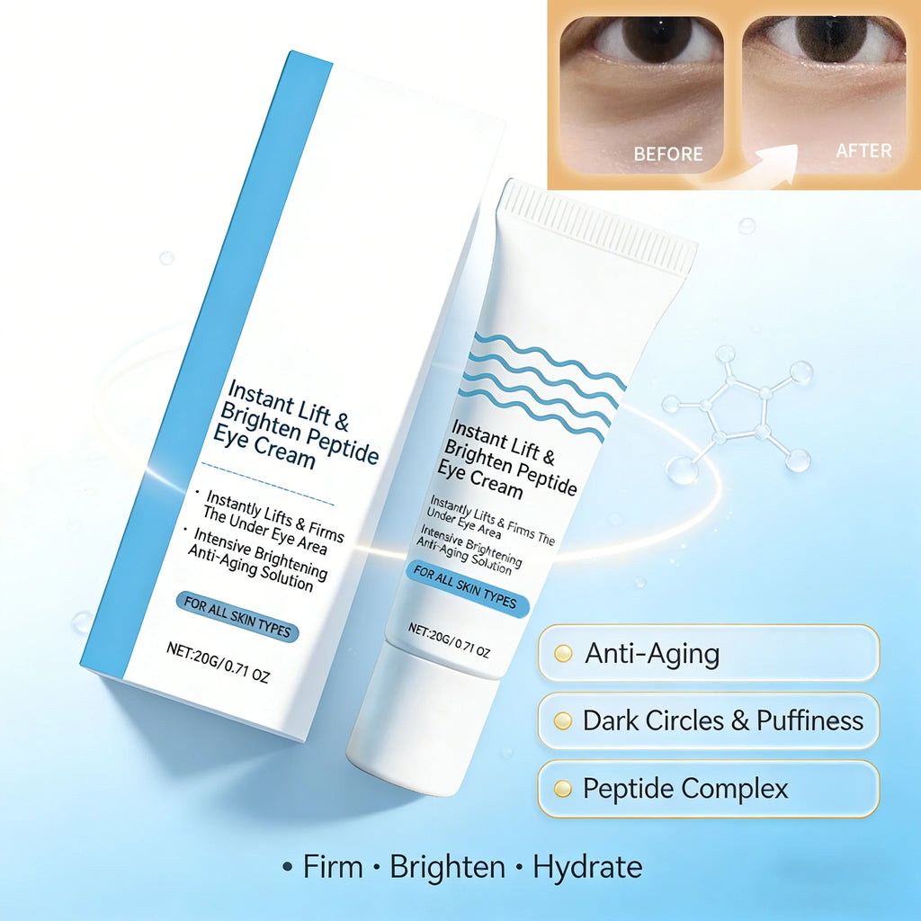 Hoygi Peptide Eye Cream – Dark Circles & Anti-Aging | 20g Peptide Eye Cream Oasis Select