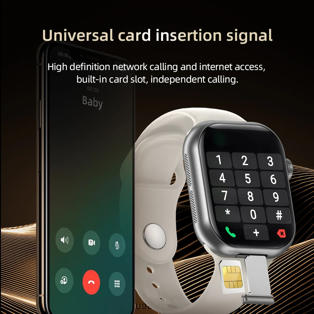 GOLDENSPIKE VP29 4G Smart Watch – 2.29" AMOLED, 8MP Camera