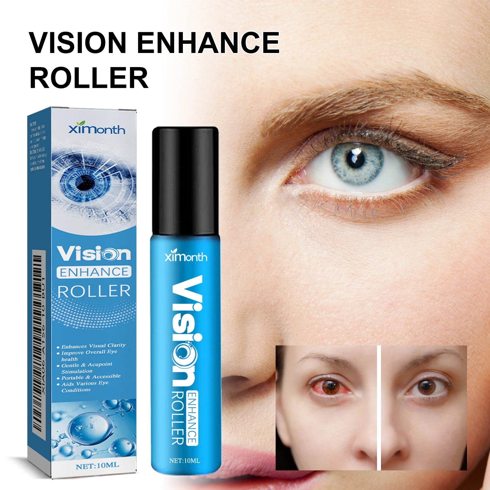 Eye Massage Roller – Acupoint Eye Care & Moisturizing Tool