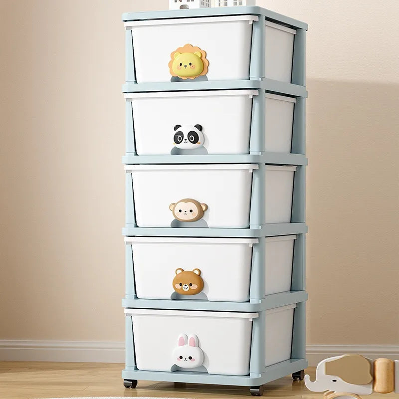 Locker Children's Baby Clothes Storage Box Bedside Table Cross-border Drawer Layered Storage Cabinet Cabinet Locker Oasis Select