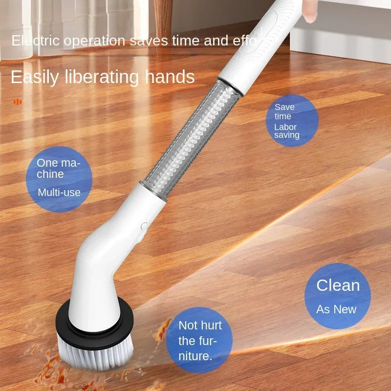 New Style Electric Cleaning Brush 5 in 1 Electric Multi-functional Home USB Automatic Cleaning Brush for Kitchen & Bathroom Oasis Select