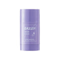Natural Green Tea Facial Mask Stick Oil Control Mud Cream Hydrating Blackhead Removal Pore Refining Skin Care Oasis Select aubergine 40g