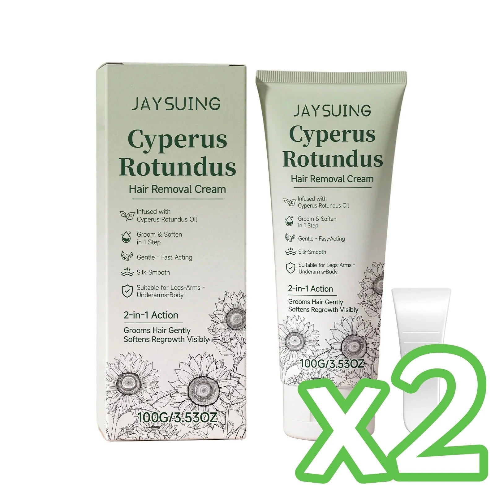 Jaysuing Cyperus Rotundus Hair Removal Cream Sensitive Skin