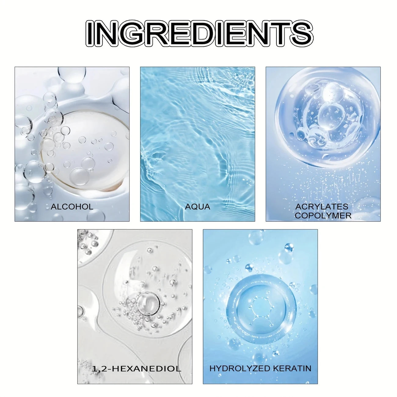Glycerin Hair Gel – No-Rinse, Long-Lasting Hold & Volume 100g Hair Styling Gel Oasis Select