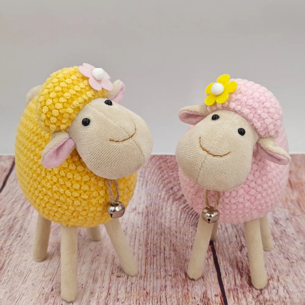 New Sheep Doll Hand-woven Creative Finished Home Decoration Gift Supplies Oasis Select