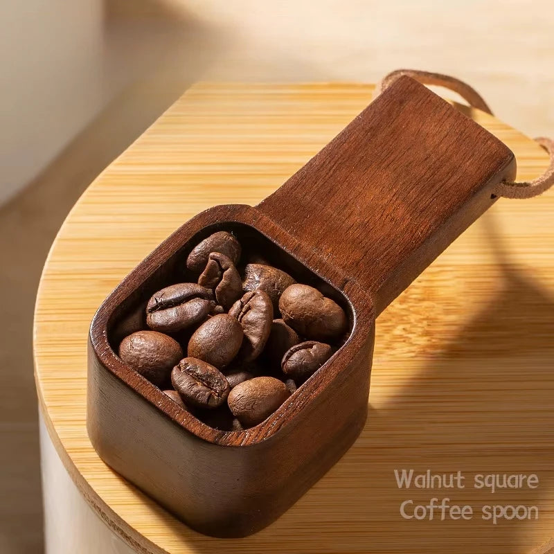 Solid Wood Coffee Spoon Japanese Walnut Long Handled Short Handled Coffee Spoon Oasis Select
