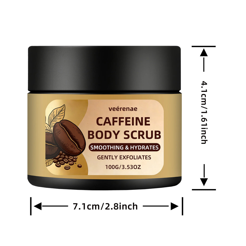 veérenae Caffeine Coffee Body Scrub – Smooth & Radiant Skin