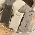 4-piece cute cat shaped kitchen sponge - three-layer design, used for washing dishes and cleaning - essential kitchen tools Oasis Select 4PCS