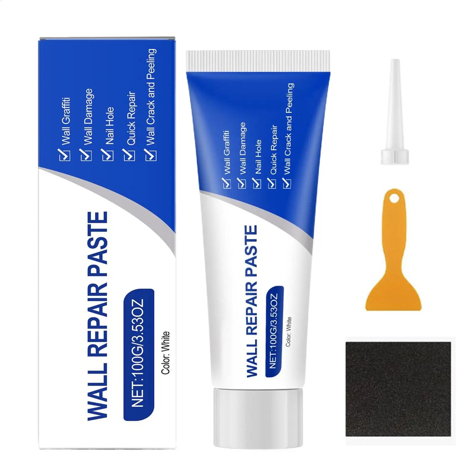 Drywall Repair Kit Putty Filler Paste Drywall Hole Repair Patch Kits for Ceiling Door Fixing Mending Home Apartment Dormitory Oasis Select