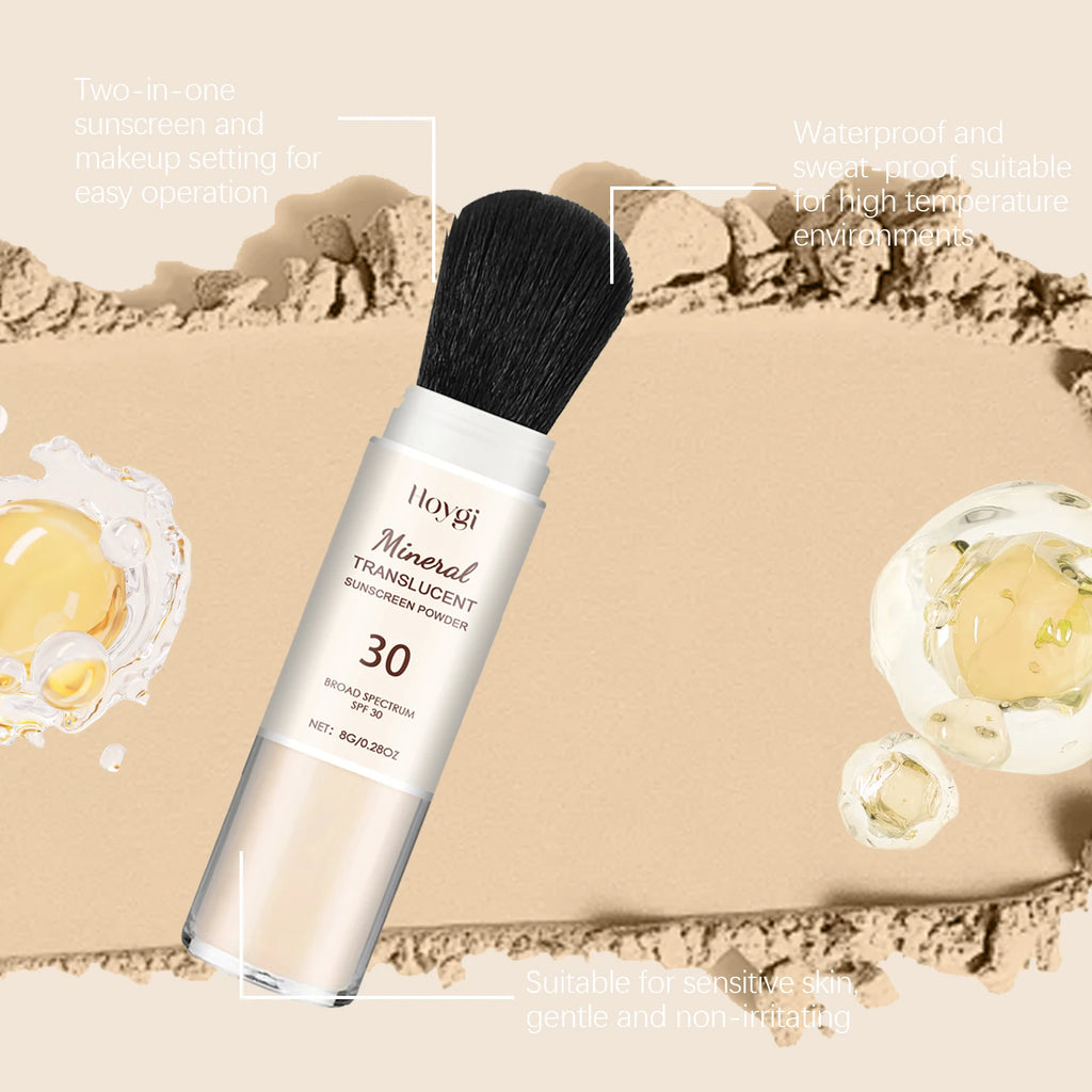 Protective Setting Powder - Outdoor Protection, Lightweight, Oil - control, Spin Brush, Portable Touch - up, No Burden Oasis Select