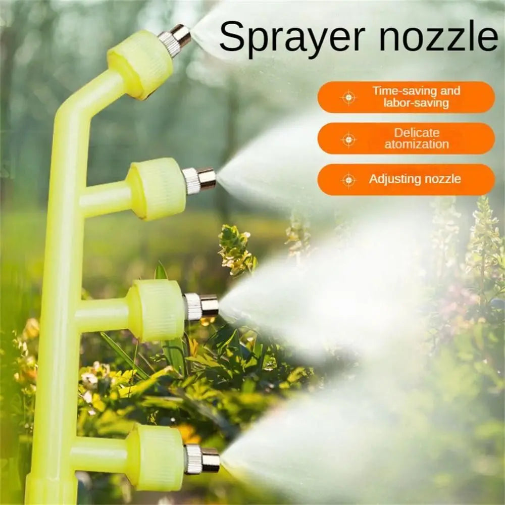 Generic Brass Spray Nozzle Deinsectization Cooling Watering Nozzle 2/3/4 Hole Water-saving Atomizing Nozzle Vegetable Oasis Select