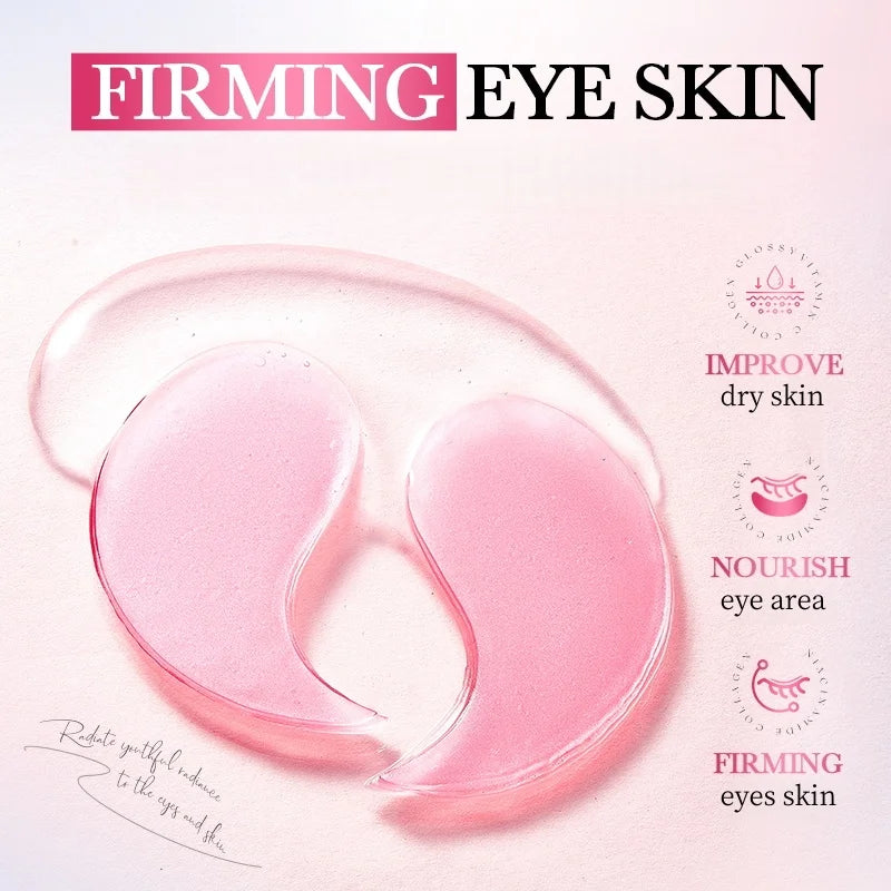 80-Pack Niacinamide Collagen Eye Mask – Brightening & Hydrating Eye Sheet Mask Oasis Select