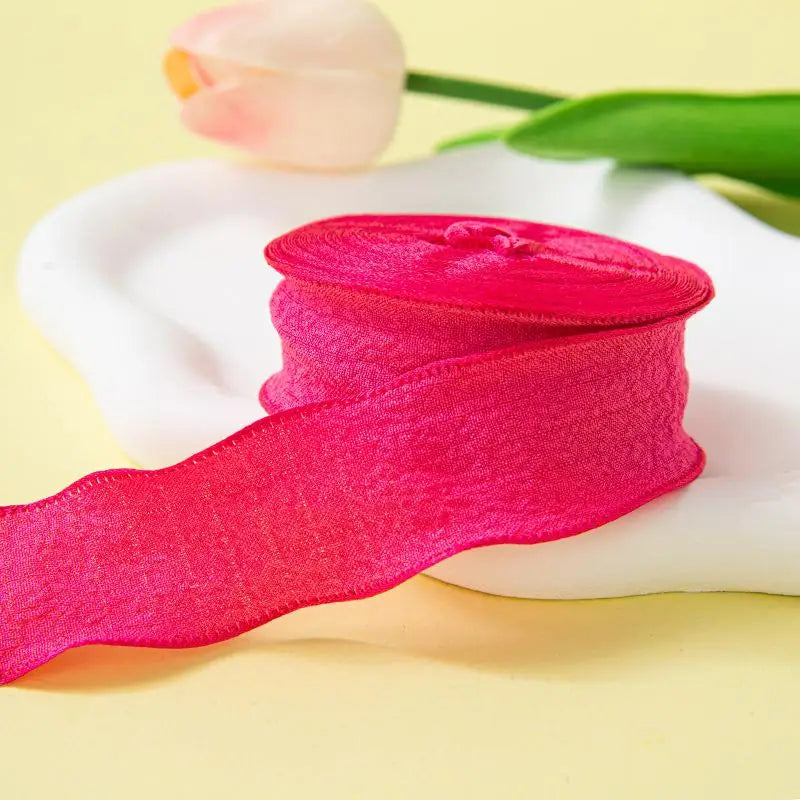 Fishtail Ruffled Linen Ribbon Roll – Weddings, Gifts & Crafts