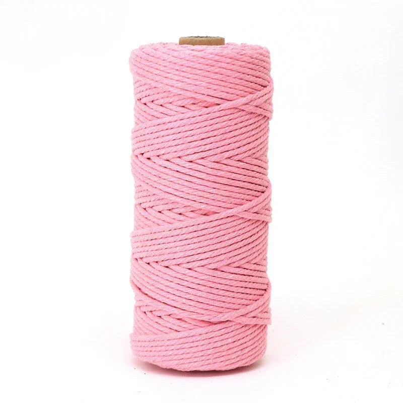 100m/Roll Natural Raffia Straw Yarn for Knitting Crocheting Paper Threads DIY Handmade Summer Sunhat Beach Bag Material Oasis Select Pink