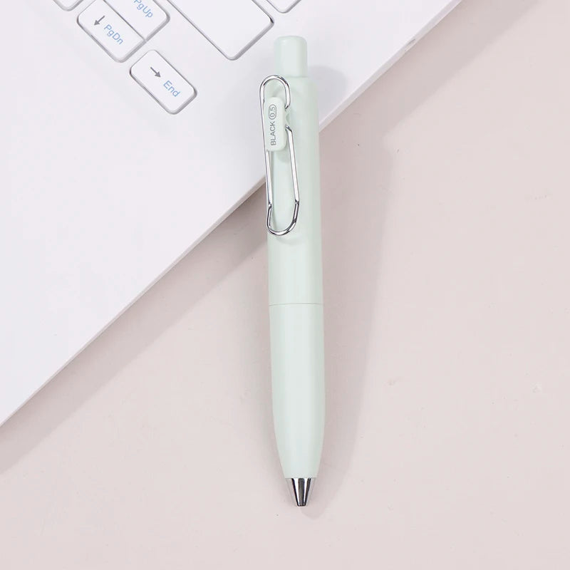 0.5mm Small Thick Core Fat Mini Pocket Pen Neutral Quick Dry Waterproof Uniball One Push Portable Oasis Select A2