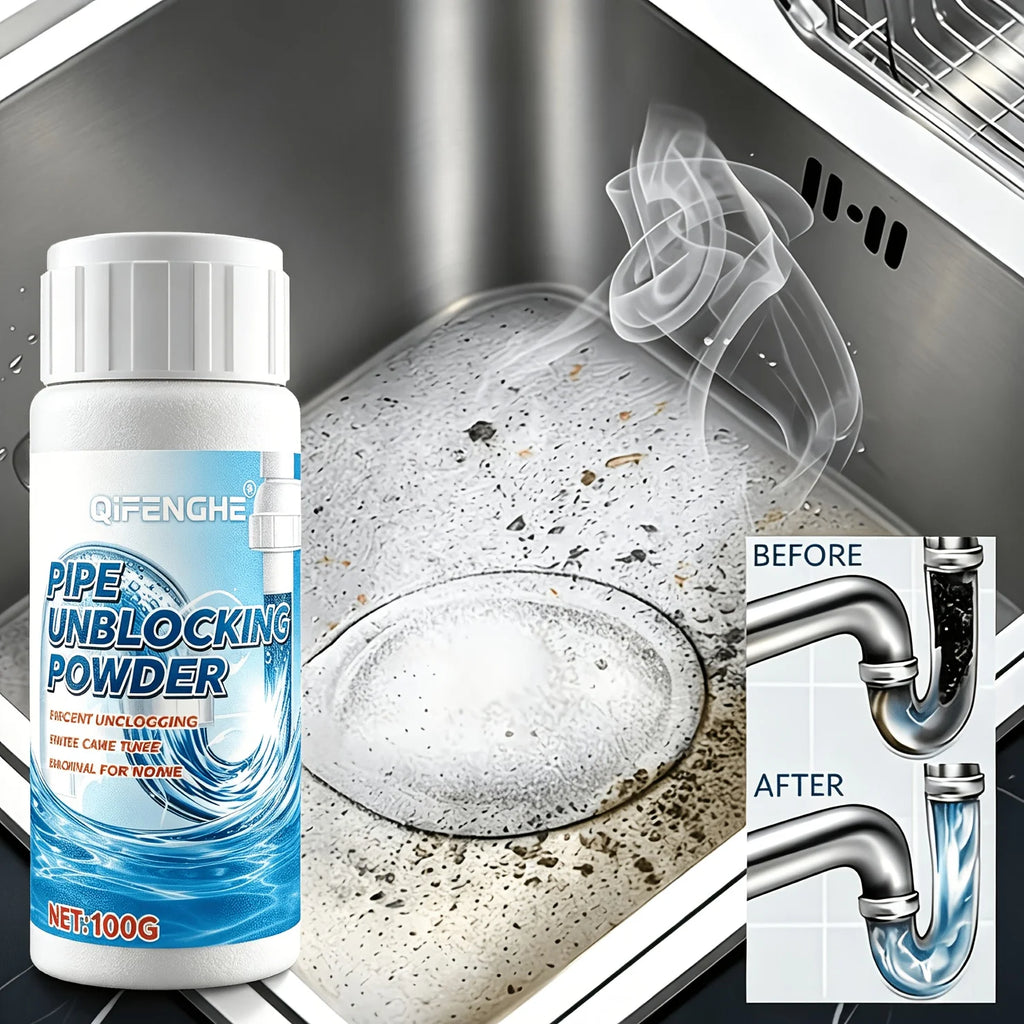 QIFENGHE Drain Dredging Powder – Sink & Pipe Cleaner Drain Cleaning Powder Oasis Select Default Title